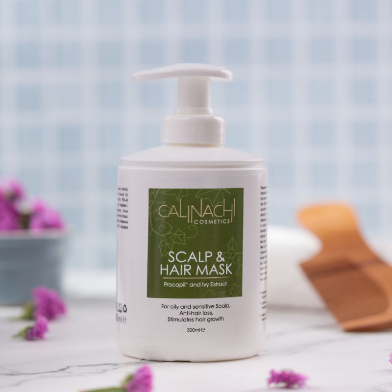 Protein Expert (Normal to Oily &amp; Oily) Anti-Hair Loss, Restorative, Mask for Scalp and Hair, 300 ml.